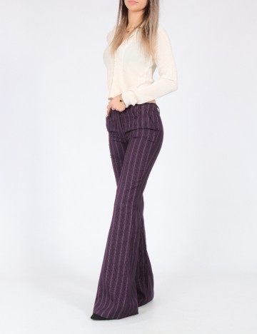 Pantaloni Bershka, mov