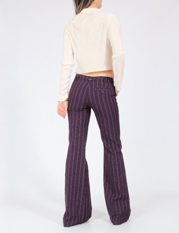 Pantaloni Bershka, mov