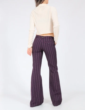 Pantaloni Bershka, mov