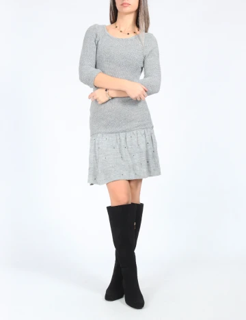 Rochie medie Bershka, gri