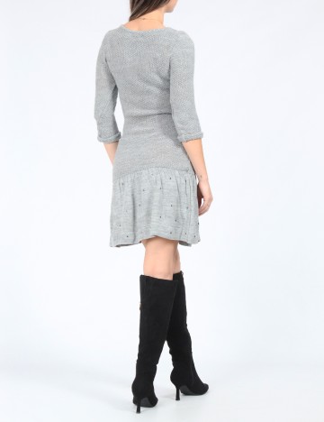 Rochie medie Bershka, gri