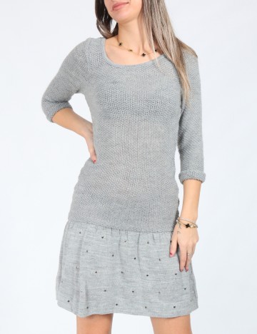 Rochie medie Bershka, gri