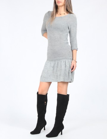 Rochie medie Bershka, gri