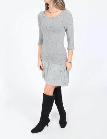 Rochie medie Bershka, gri