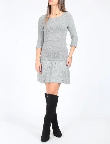 Rochie medie Bershka, gri