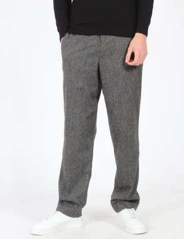 Pantaloni Zara, gri inchis Gri