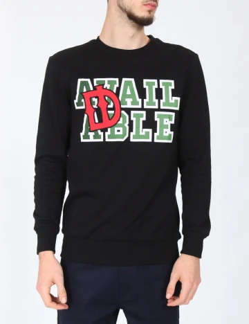 Bluza Bershka, negru Negru