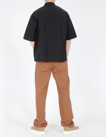 Camasa Oversize Zara, negru Negru