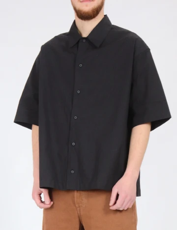 Camasa Oversize Zara, negru Negru