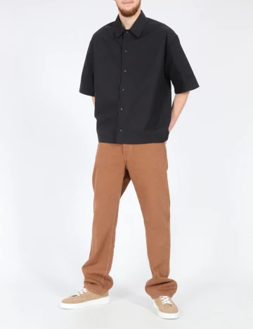 Camasa Oversize Zara, negru Negru