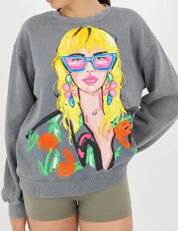 Bluza Zra, gri