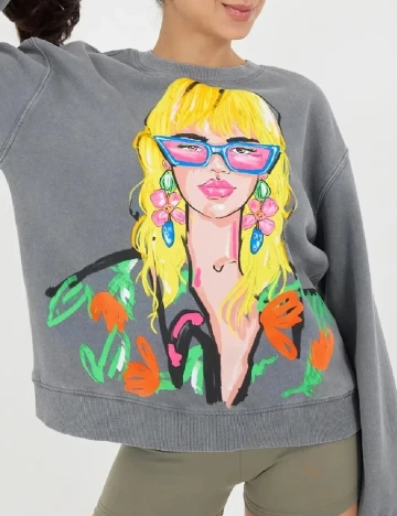 Bluza Zra, gri