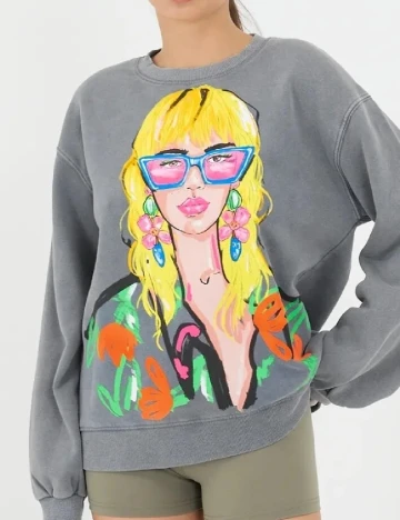 Bluza Zra, gri