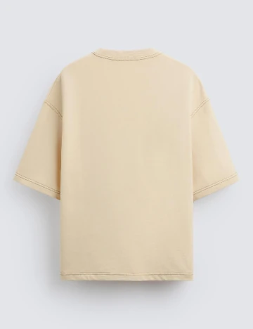 Tricou Zara, crem Crem