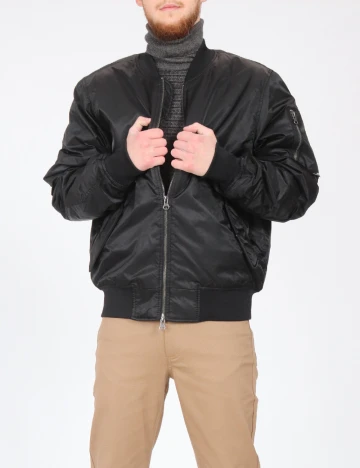 Jacheta Pull&Bear, negru Negru