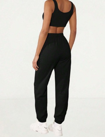 Pantaloni SHEIN, negru