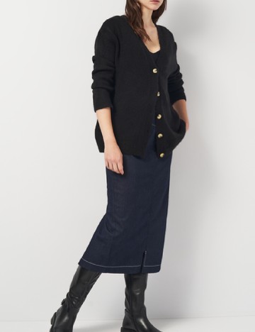 Cardigan Zra, negru