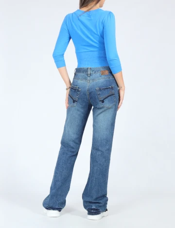 Blugi Zara, albastru Albastru