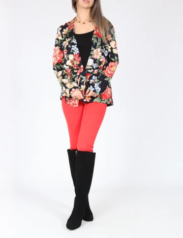 Blazer Zra, floral print