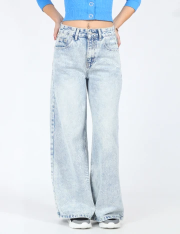 Blugi Dazy, albastru deschis