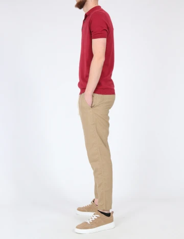 Pantaloni Zara, bej Crem