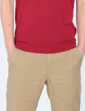 Pantaloni Zara, bej Crem