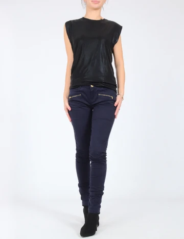 Pantaloni Bershka, bleumarin