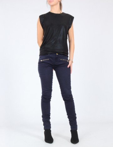 
						Pantaloni Bershka, bleumarin