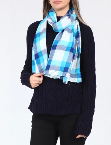 Esarfa Zara, albastru Albastru