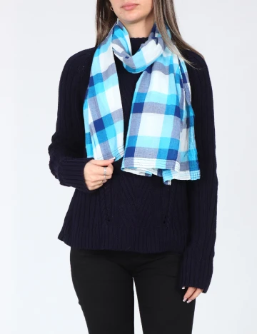 Esarfa Zara, albastru Albastru