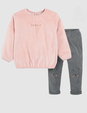 Compleu Cool Club, roz/gri