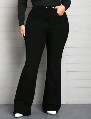 Blugi SHEIN CURVE, negru