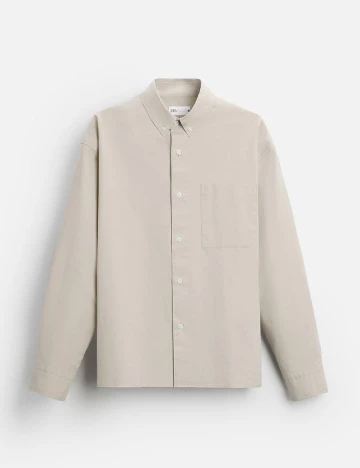 Camasa Zara, bej Crem