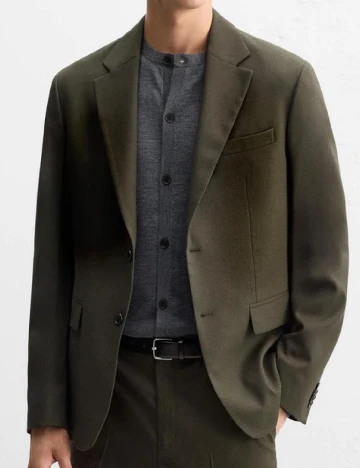 Sacou Zara, verde Verde