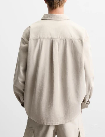 Camasa Zara, bej Crem