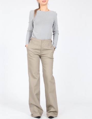 Pantaloni Zara, maro deschis