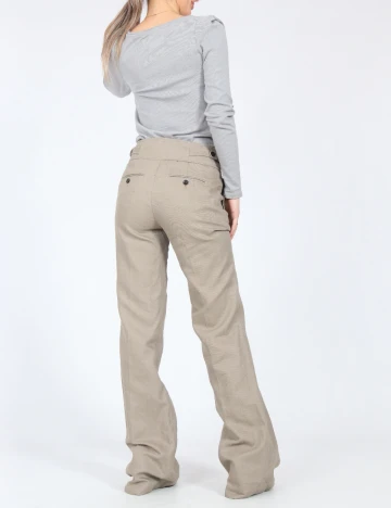 Pantaloni Zara, maro deschis