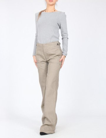 Pantaloni Zara, maro deschis