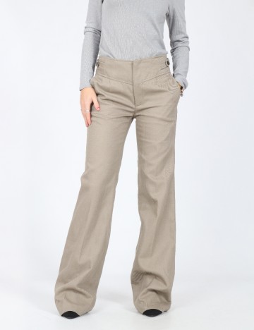 Pantaloni Zara, maro deschis