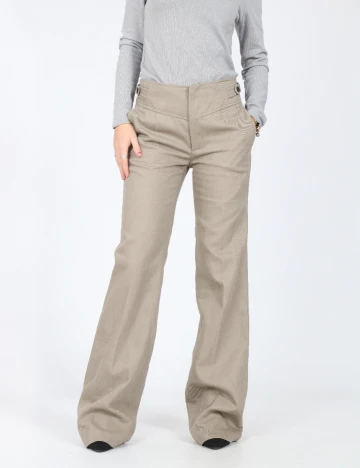 Pantaloni Zara, maro deschis