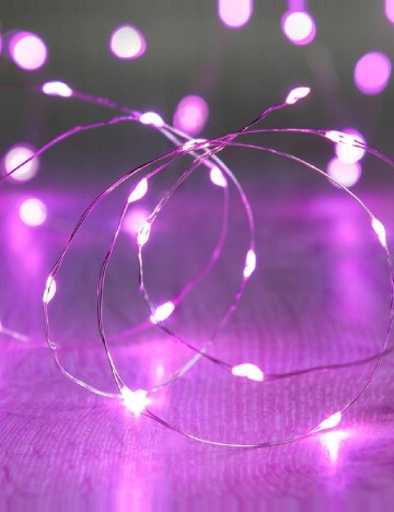 Luminite led pentru par Dayes, roz