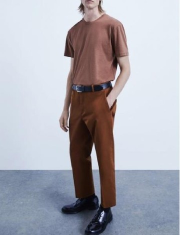 Pantaloni Zra, maro