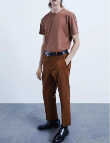 Pantaloni Zra, maro