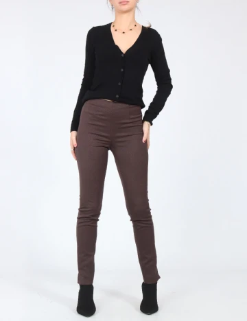 Pantaloni Zara, maro