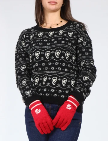 Manusi Pull&Bear, rosu Rosu