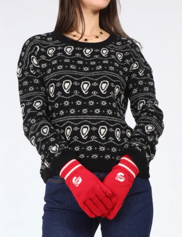 Manusi Pull&Bear, rosu Rosu