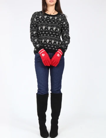 Manusi Pull&Bear, rosu Rosu