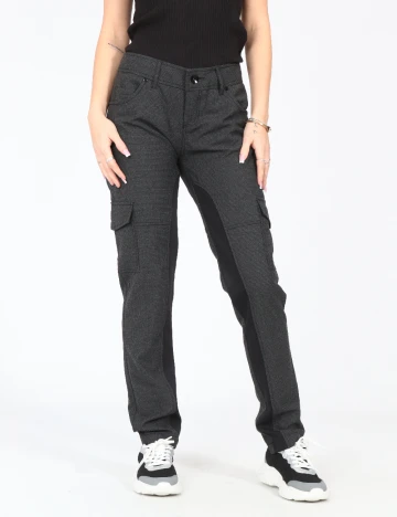 Pantaloni Zara, gri inchis Gri