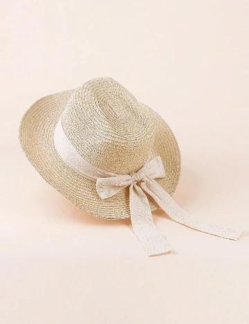 Palarie Shein Kids, crem Crem