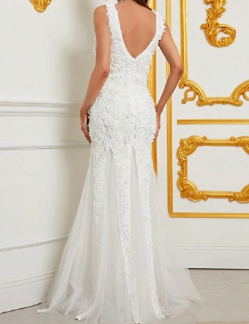 Rochie lunga Faeriesty, alb